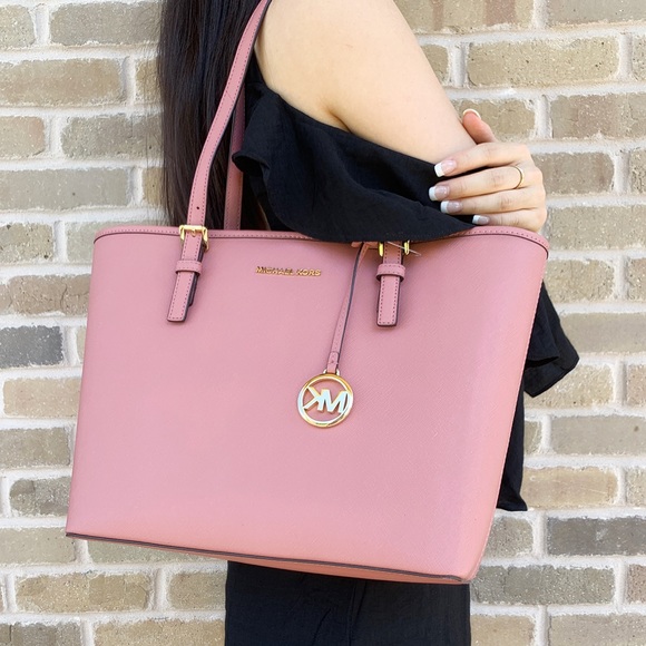 Michael Kors Pink tote trifold wallet SET - Picture 5 of 8